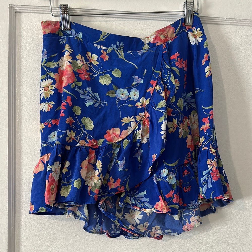 Yumi Kim Blue Floral skirt with shorts
